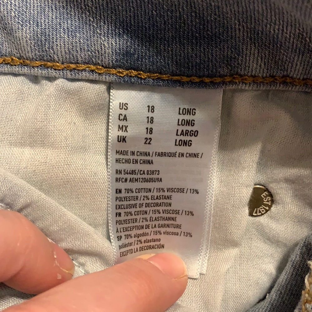 American Eagle Favorite Boyfriend 18L